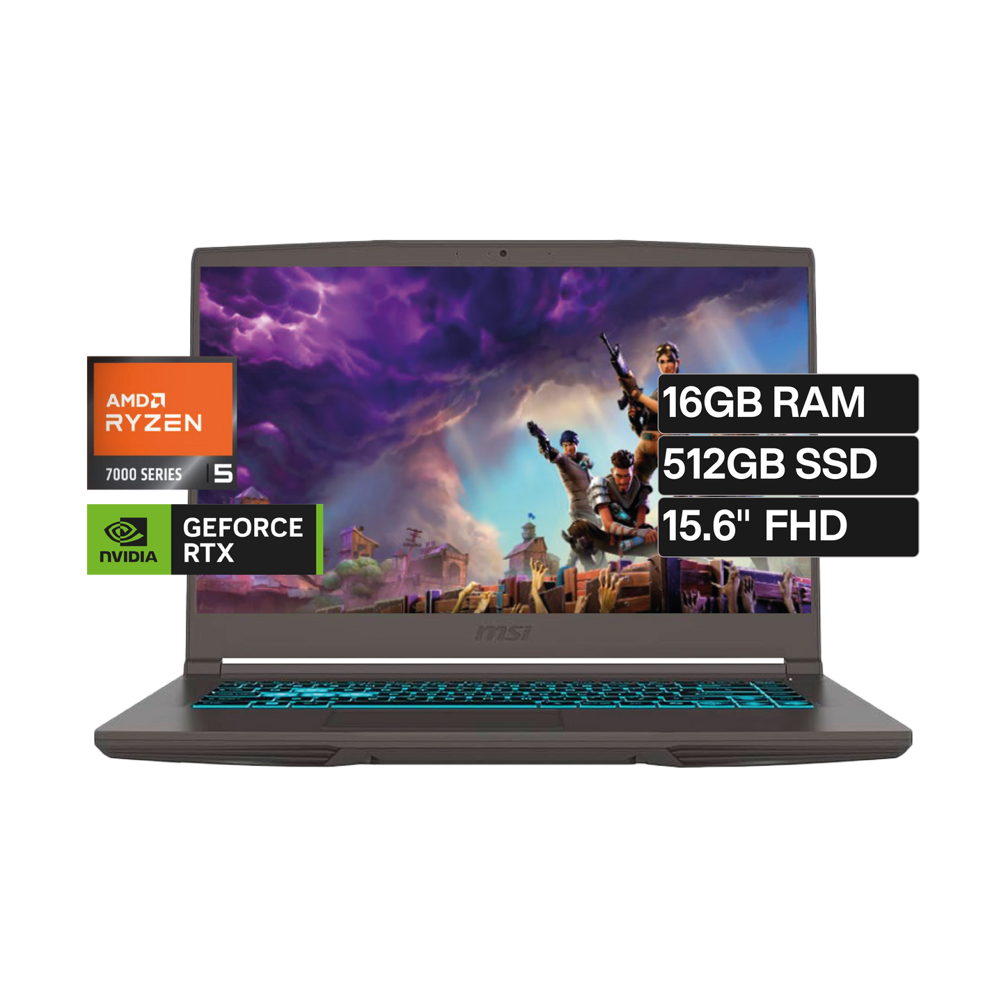 MSI MSI Thin A15 B7UC R5-7535HS RTX3050 16GB 512GB