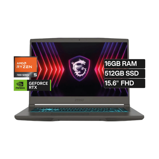 MSI MSI Thin B7VE R5-7535HS RTX4050 16GB 512GB